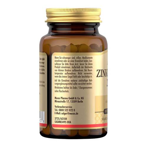 Solgar Zinkpicolinat 22 mg Tabletten - 4