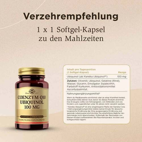 Solgar Coenzym Q10 Ubiquinol 100 mg Kapseln - 5