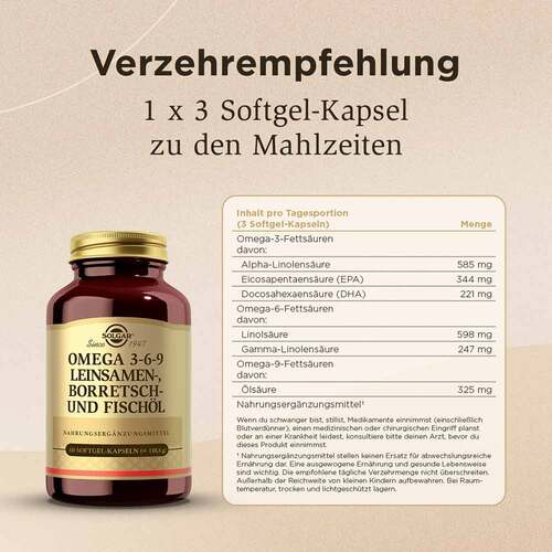 Solgar Omega 3 - 6 - 9 Kapseln - 5