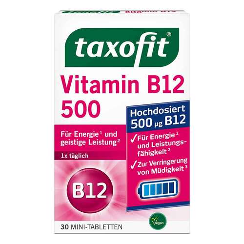 Taxofit Vitamin B12 500 Minitabletten - 1