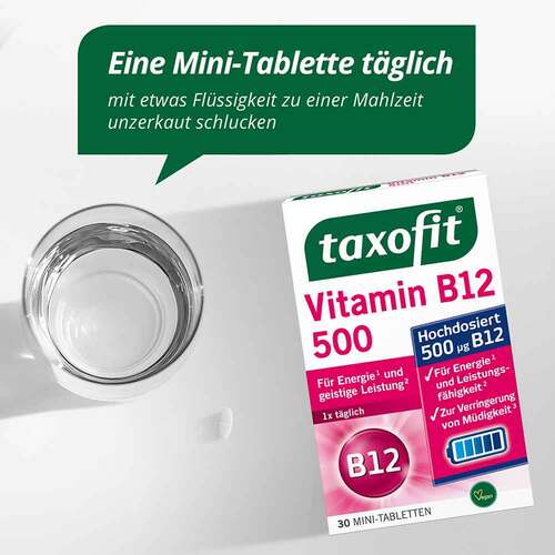 Taxofit Vitamin B12 500 Minitabletten - 4