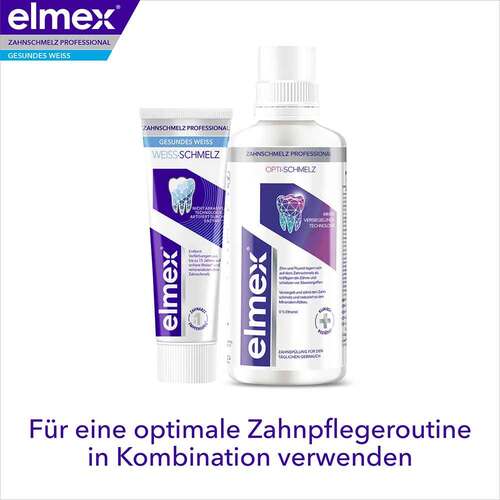 Elmex Zahnschmelz Prof. + gesundes wei&szlig; Zahnpasta - 6