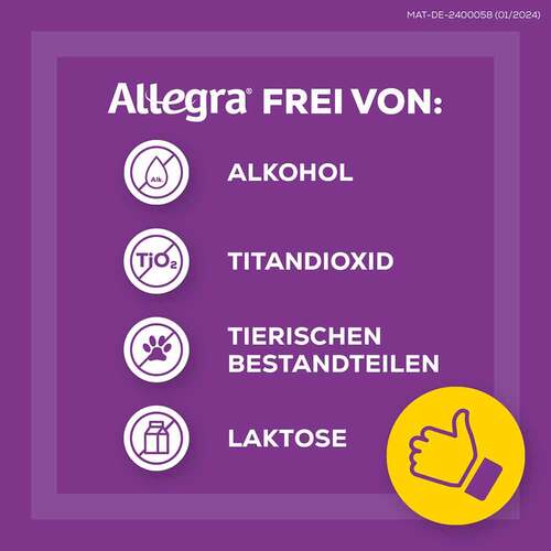 Allegra® Allergietabletten mit Bilastin Schmelztabletten - 5