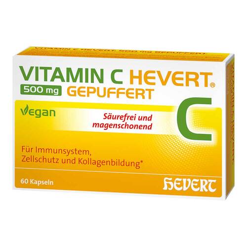 Vitamin C Hevert 500 mg gepuffert Kapseln - 1