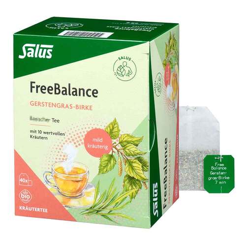 Freebalance Gerstengras-Birke Tee Bio Salus Fbeutel  - 1