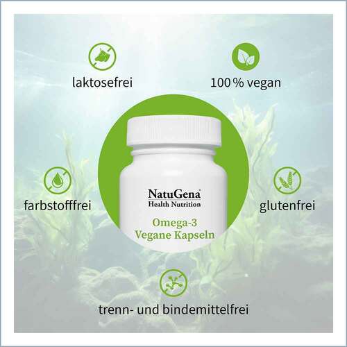 Omega-3 Vegan 1376mg 751 DHA 375 EPA Algen&ouml;l Kapseln  - 4