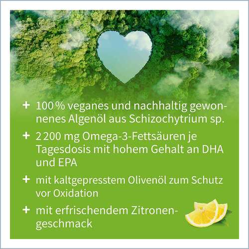 Omega-3 Vegan 2200mg mit 1351 DHA 672 EPA Algen&ouml;l &Ouml;l - 2