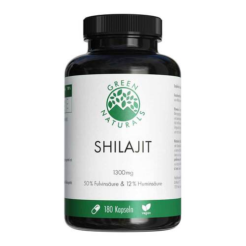 Green Naturals Shilajit 1300 mg hochdos.vegan Kapseln  - 1