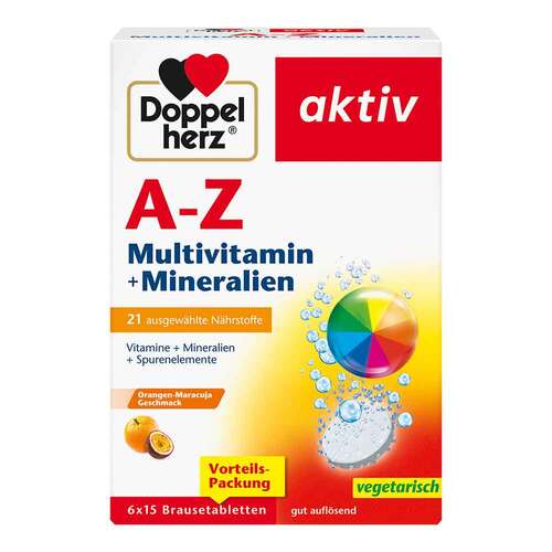 Doppelherz A-Z Multivitamin + Mineralien Brausetabletten  - 1