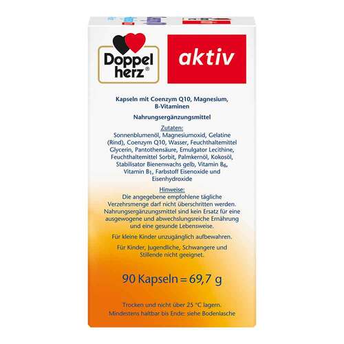 Doppelherz Coenzym Q10 Extra + Magnesium Kapseln - 3