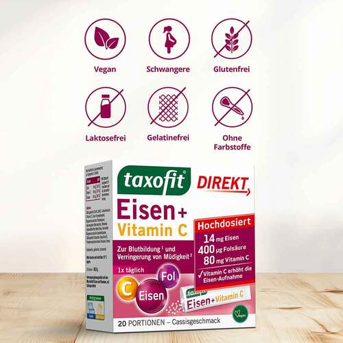 Taxofit Eisen + Vitamin C Direkt Granulat - 6