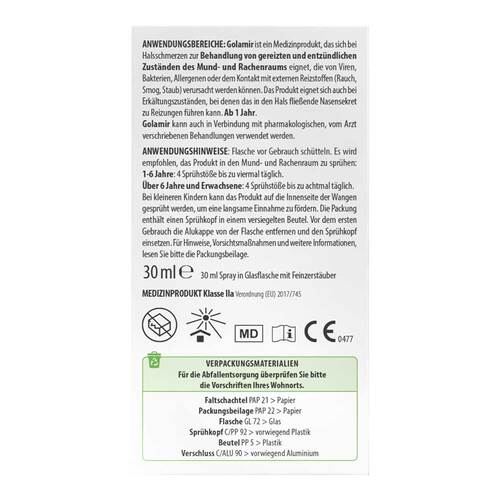 Golamir Spray ohne Alkohol - 3