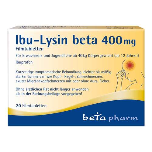 Ibu-Lysin beta 400 mg Filmtabletten - 1