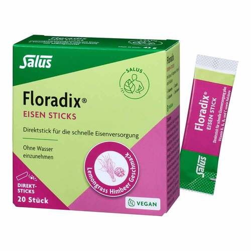 Floradix Eisen Sticks Pulver Salus - 2