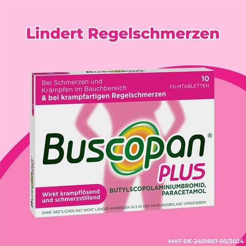 Buscopan® PLUS bei Bauchkr&auml;mpfen und Regelschmerzen - 2