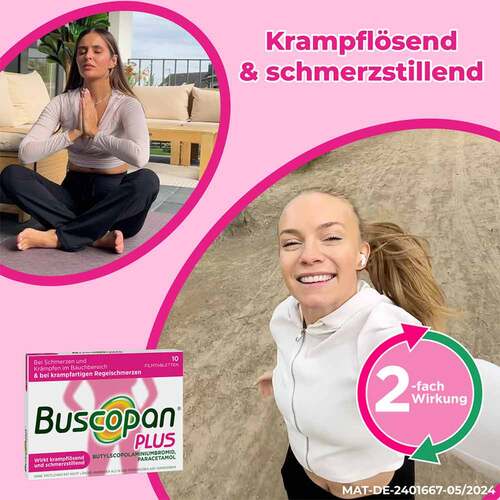 Buscopan® PLUS bei Bauchkr&auml;mpfen und Regelschmerzen - 3