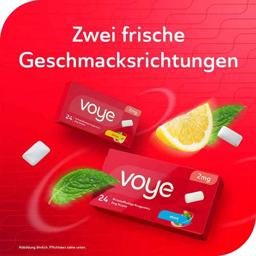 Voye Citrus 2 mg wirkstoffhaltige Kaugummis mit Nikotin - 7