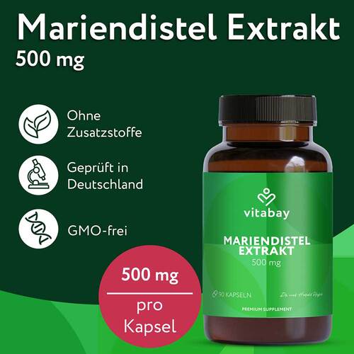 Mariendistel 500 mg Extrakt Kapseln - 2