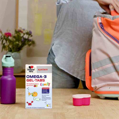 Doppelherz Omega-3 Gel-Tabs family Erdbeer Citrus system - 4