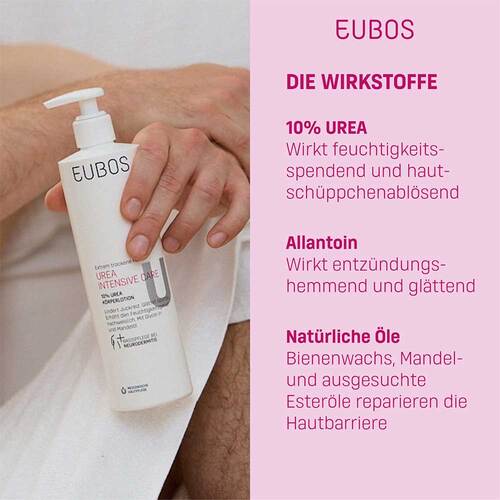 Eubos Urea Intensive Care 10% Körperlotion Dosierspender - 4