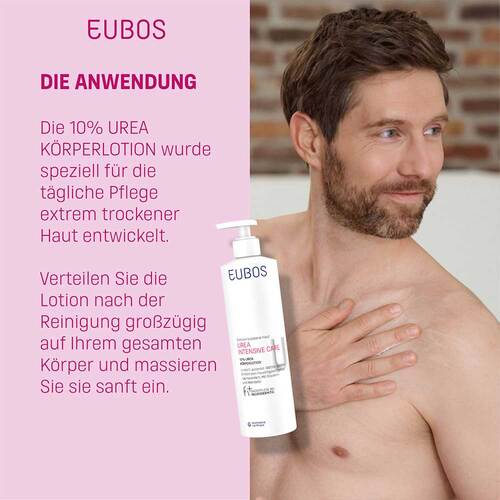 Eubos Urea Intensive Care 10% Körperlotion Dosierspender - 7