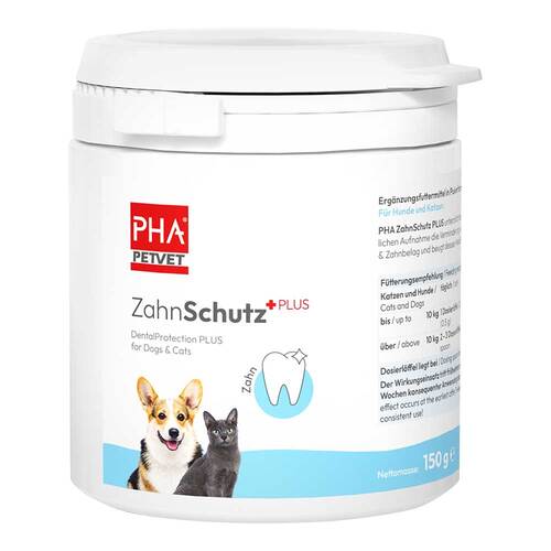 PHA Zahnschutz Plus Pulver f&uuml;r Hunde / Katzen - 1