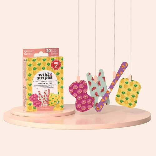 Wild Stripes Finger Flexi Food Int Pflaster - 3