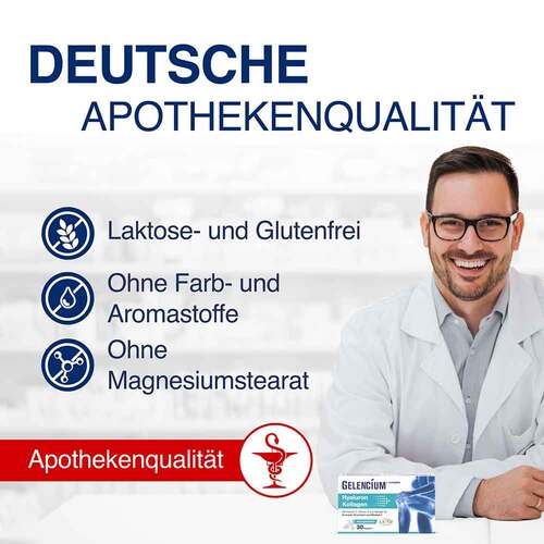 Gelencium Hyaluron Kollagen hochdosiert mit Vitamin C Kapseln  - 2