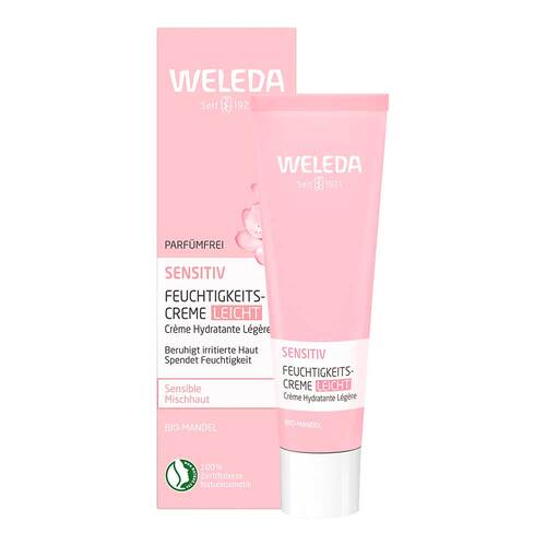 Weleda Sensitiv Feuchtigkeitscreme leicht Mandel - 1