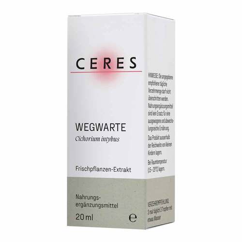 CERES Wegwarte Cichorium intybus Extrakt Tropfen - 5