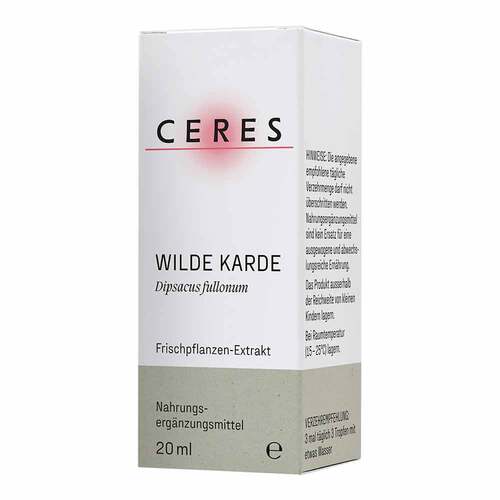 CERES Wilde Karde Dipsacus fullonum Extrakt Tropf. - 5