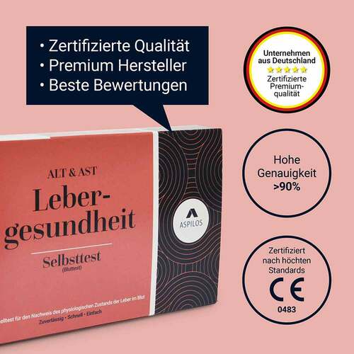 Aspilos Selbsttest Lebergesundheit Ast & Alt - 5