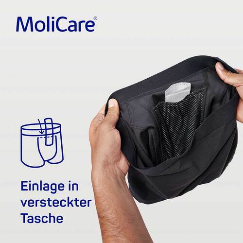 Molicare men Absorbent underwear + 5 Pads Größe M - 4