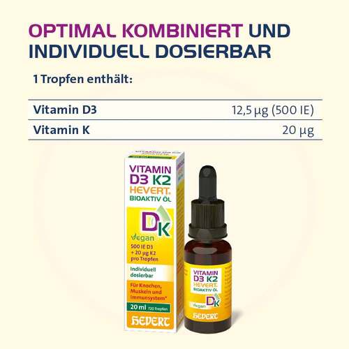 Vitamin D3 K2 Hevert Bioaktiv Öl - 3