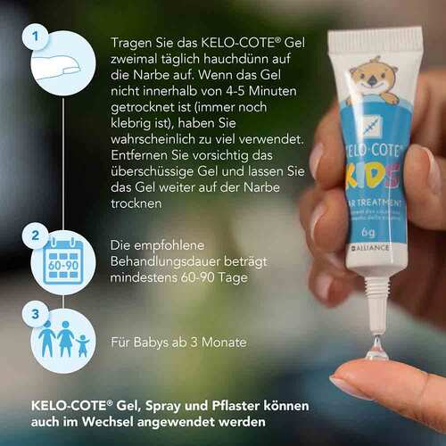 Kelo-Cote Kids Silikon Narbengel - 5