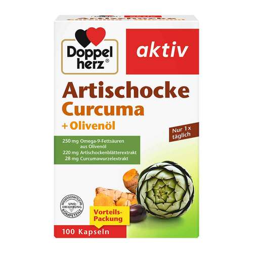 Doppelherz Artischocke Curcuma + Oliven&ouml;l Kapseln - 1