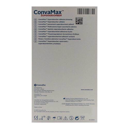 Convamax Superabsorber adhäsiv 7,5x7,5 cm - 2
