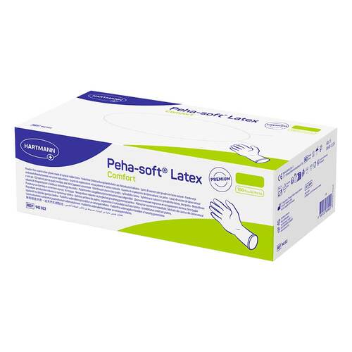 Peha-Soft Latex Comfort Untersuchungshandschuhe unsteril pf XL - 2