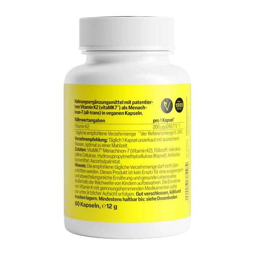 Vitamin K2 200 µg Kapseln Zeinpharma - 2