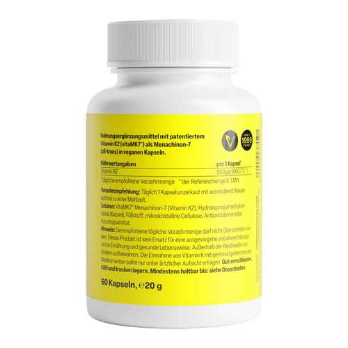 Vitamin K2 500 µg Kapseln Zeinpharma - 2