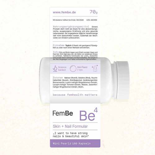 Fembe Be4 Skin + Nail Formular Weichkapseln - 4