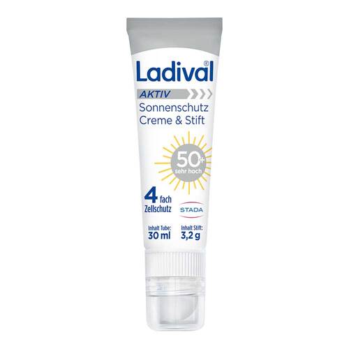 Ladival Aktiv Sonnenschutz Creme &amp; Stift LSF 50 +  - 1