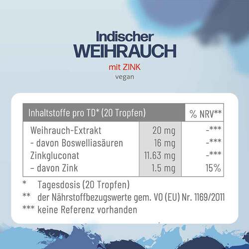 Weihrauch Mit Zink Tropfen zum Einnehmen - 3