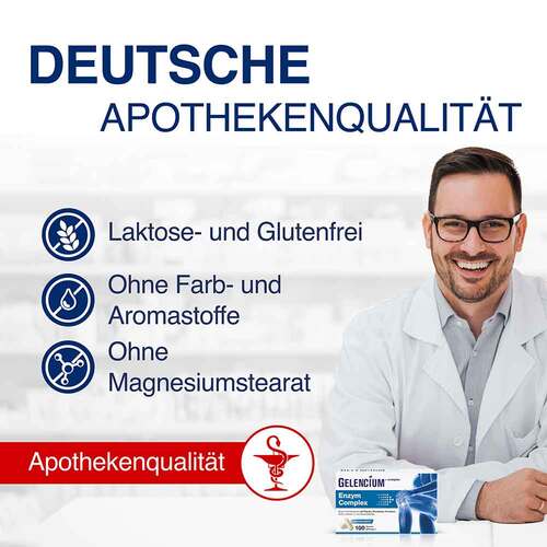 Gelencium Enzym Complex hochdosiert mit Bromelain Kapseln - 3