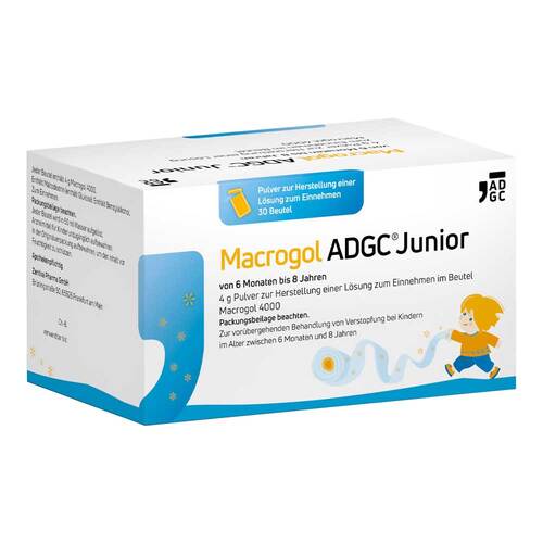 Macrogol ADGC Junior 6 M-8J 4g Pulver zur H.e.L.zum Einnehmen  - 1