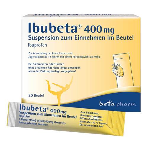 Ibubeta 400 mg Suspension zum Einnehmen im Beutel - 1
