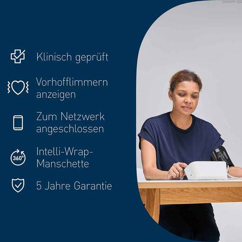 Omron M4 Connect Afib Oberarm Blutdruckmessger&auml;t - 4