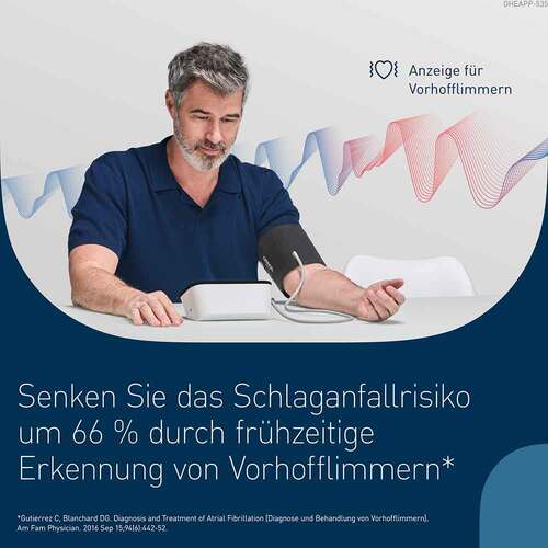 Omron M4 Connect Afib Oberarm Blutdruckmessger&auml;t - 5