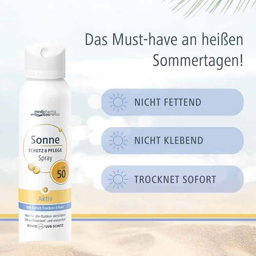Sonne Schutz &amp; Pflege Aktiv Aerosol-Spray LSF 50 - 5