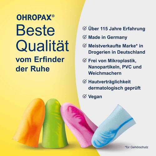 Ohropax color Schaumstoff In-Ohr St&ouml;psel - 6